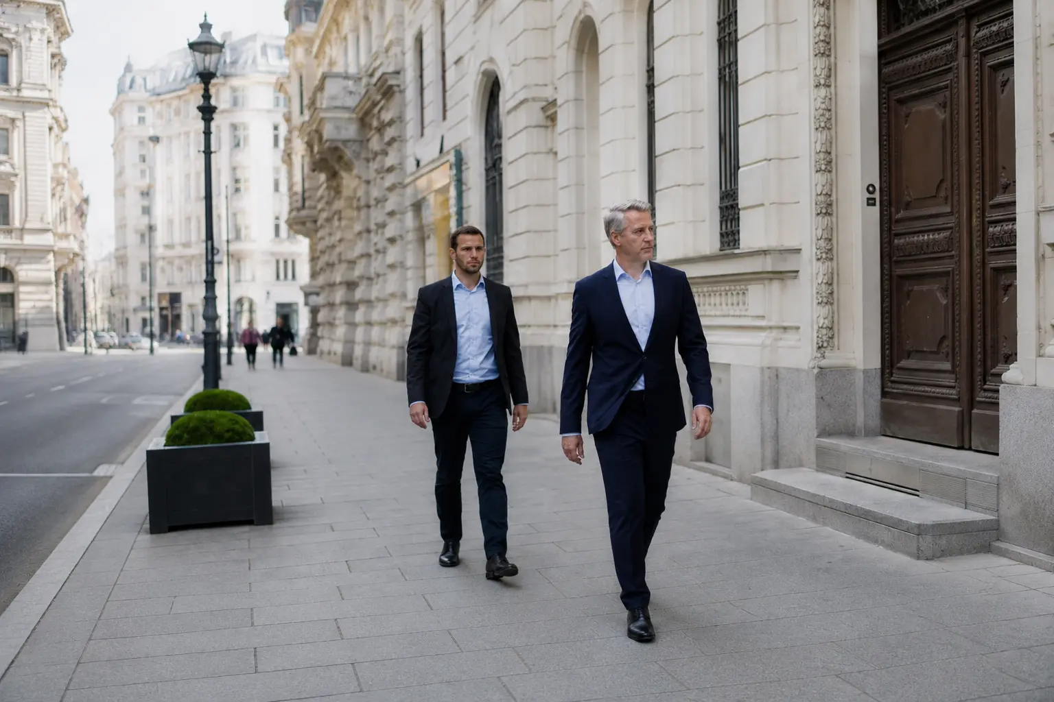 Diskrete Begleitung einer Führungskraft im urbanen Wien